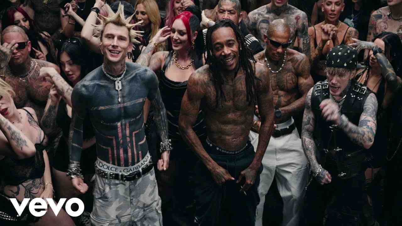 everything tatted Lyrics - mgk & Wiz Khalifa • UnlimitedGeet
