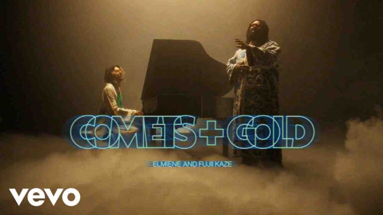 Elmiene & Fujii Kaze - Comets + Gold Lyrics - Am I in space