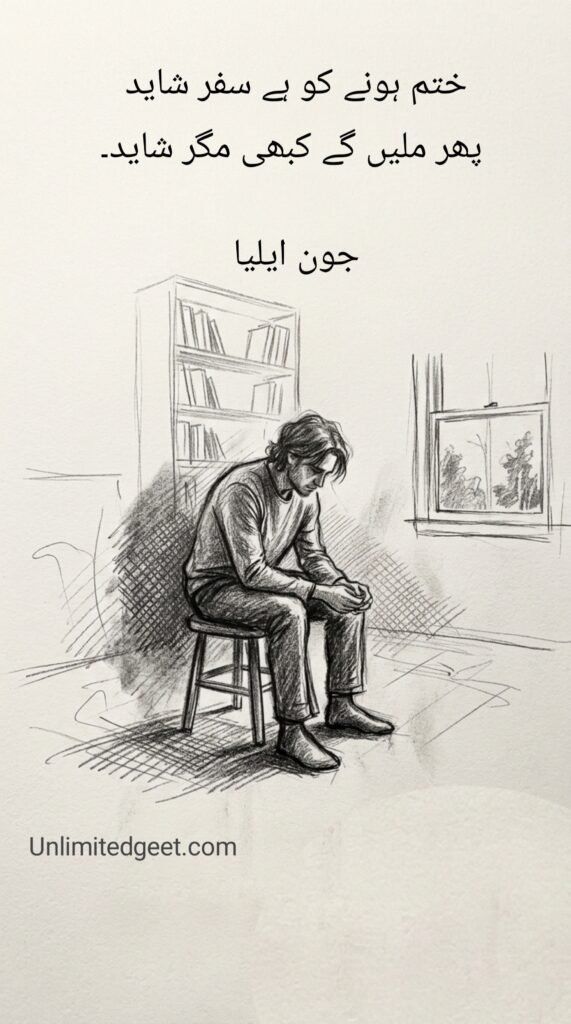 Fir Milein Ge Kabhi Magar Shayad (Jaun Elia Poetry)