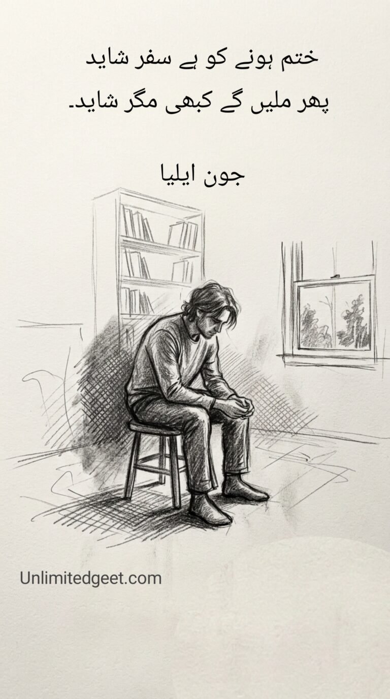 Fir Milein Ge Kabhi Magar Shayad (Jaun Elia Poetry)