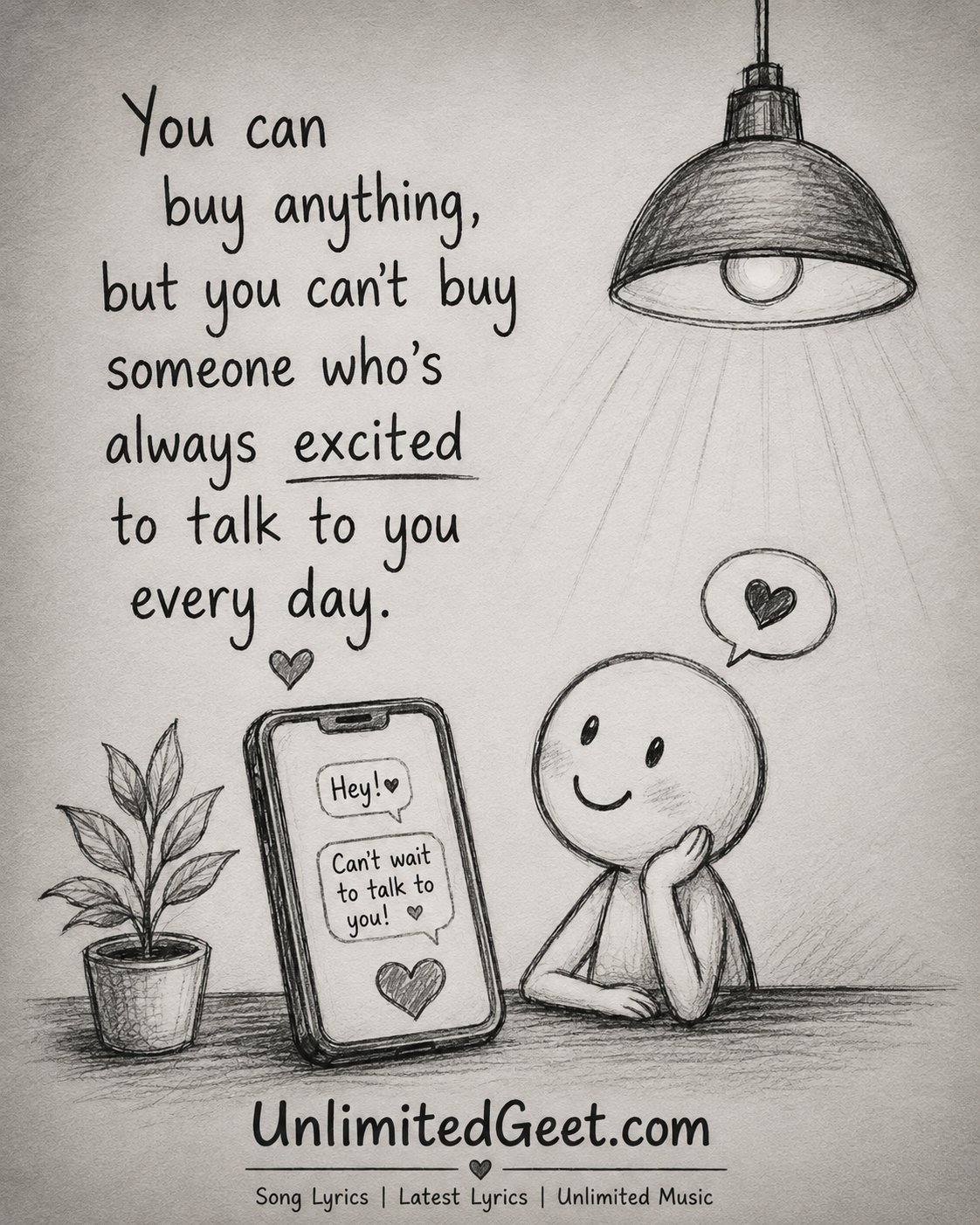 You can buy anything, but you can't buy someone →